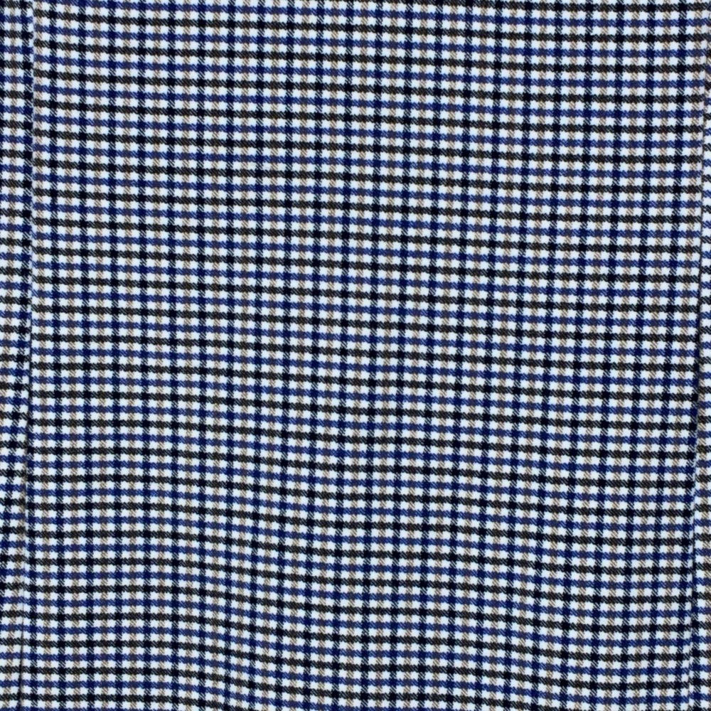 Banana Republic Gingham Plaid Sheath Dress 10 Blue V-Neck Midi Dark Academia Mod - Picture 2 of 8